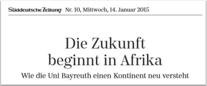 SZ Artikel_Die zukunft beginnt in Afrika